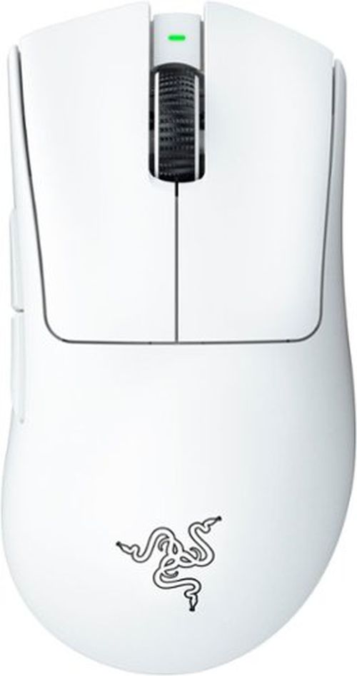 DeathAdder V3 Pro Lightweight Wireless Optical Gaming Mouse with 90 Hour Battery - White