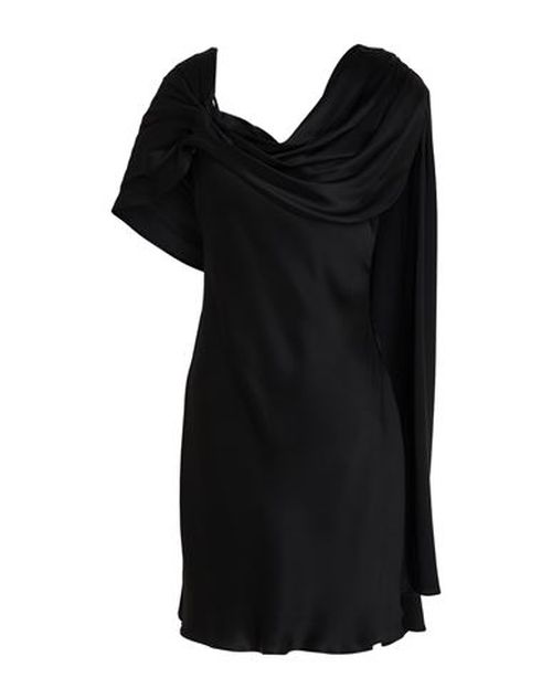 Woman Mini dress Black Size 2 Acetate, Silk