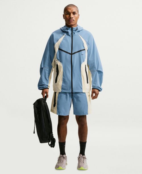 Men's Tech Dri-fit Full-Zip Windrunner Jacket - Work Blue/Coconut Milk/Black