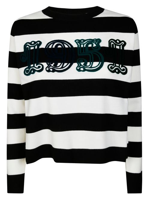 Wool Sweater with Embroidery