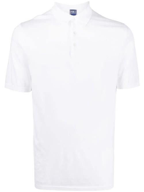 Cotton Piqué Polo Shirt — White