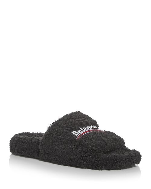 Women's Furry Slide Slippers