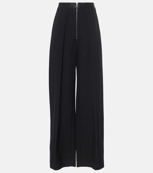 Marine wide-leg pants