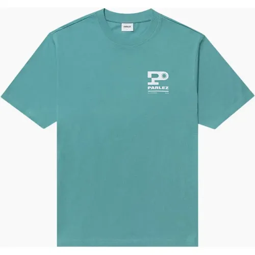 Men's Parlez Complex Leaf T-Shirt - Blue