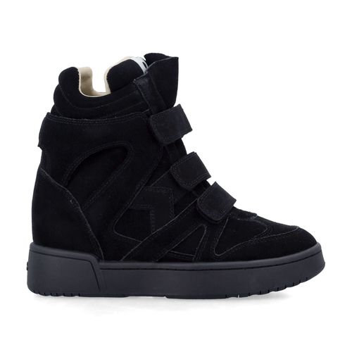 Isabel Marant Isabel Marant Bekett Wedge Sneakers In Black Suede