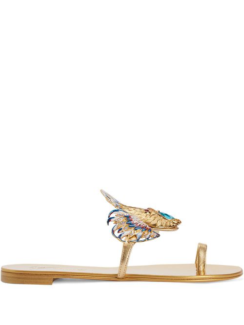 Spipiott embellished metallic sandals - Gold
