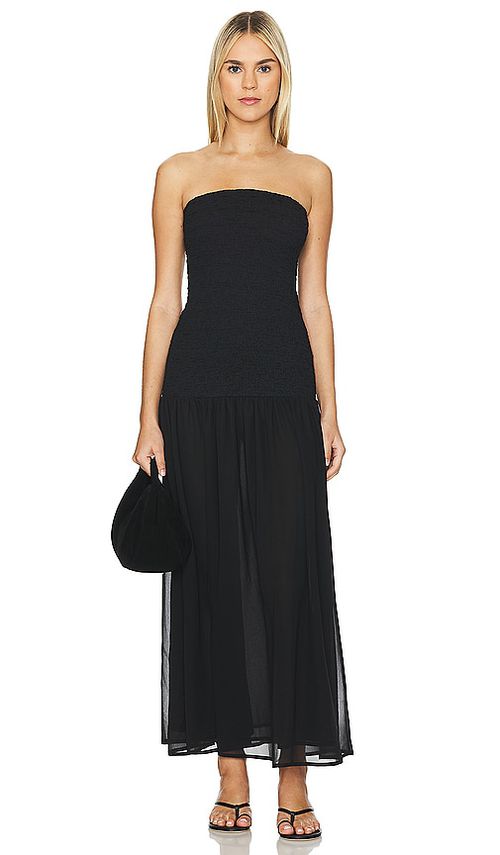 MORE TO COME Kian Maxi Dress in Black.  XL. Also in L, M, S