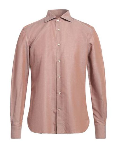 Man Shirt Khaki Size 15 ¾ Cotton, Linen