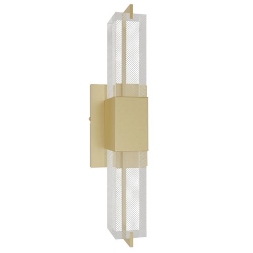 Brushed Brass LED Wall Sconce from the The Original Glacier Collection