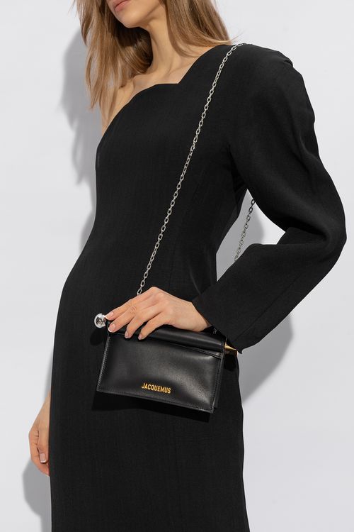 ‘La Petite Pochette Rond Carre’ Shoulder Bag, Women's, Black