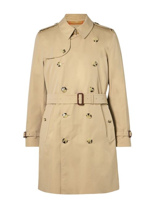 Double Breasted Belted Trench Coat