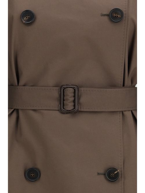 The Cube Trench Coat — Brown