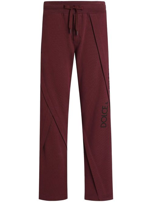 Drawstring track pants - Red