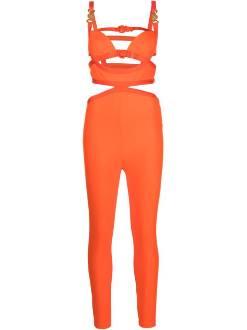 Medusa '95 cut-out jumpsuit - Orange