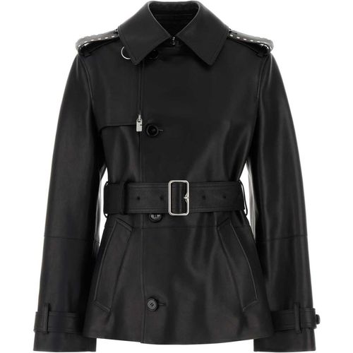 Burberry Black Leather Jacket