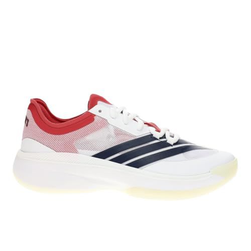 Adidas Mens Adizero Select 3.0 St John's Red Storm Basketball Sneakers Shoes - White