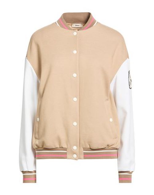 Woman Jacket Sand Size 8 Cotton, Polyester, Acetate