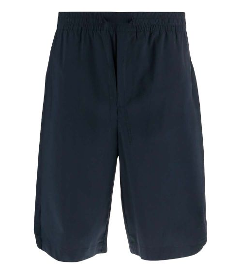 Navy Blue Cotton Shorts