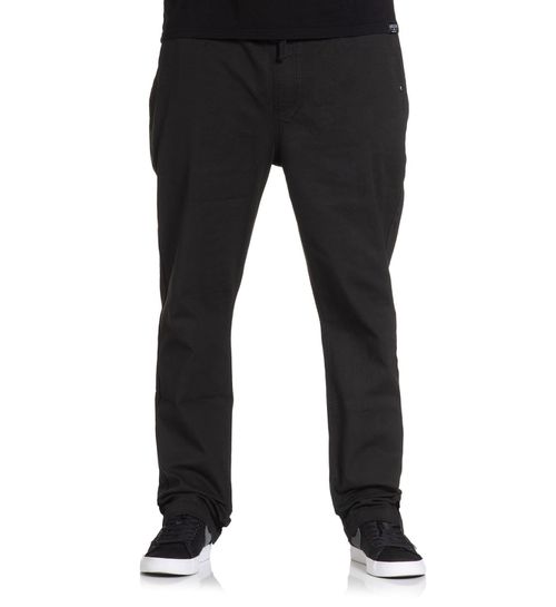 Stretched E-Waist Canvas Pants - Raven, RAVEN