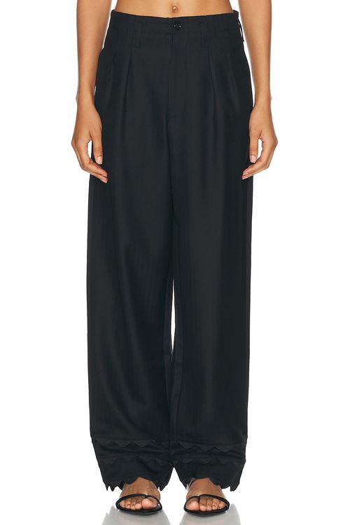 BODE Ripple Trouser in Black - Black.  30 also in