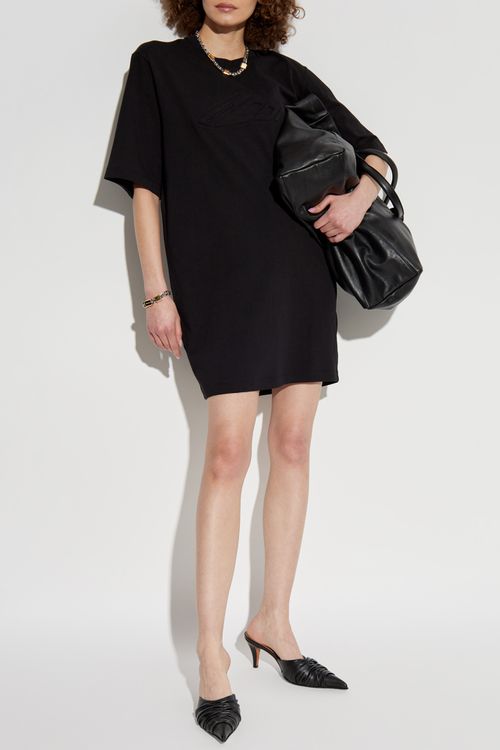 Dress With Logo, Women's, Black