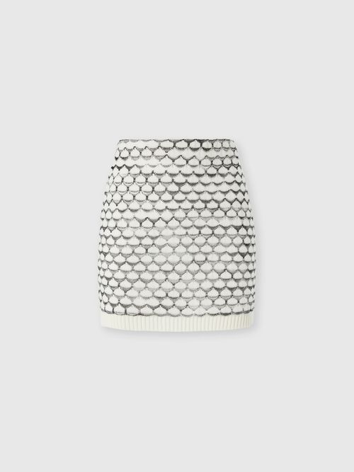 Missoni - Cashmere and Viscose Mini Skirt, Women, Green& Brown