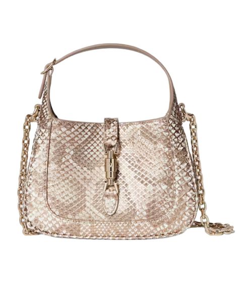 Jackie 1961 python mini bag