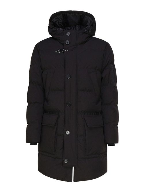 Padded long coat