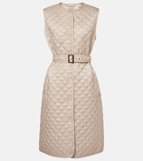 Lauren belted quilted vest