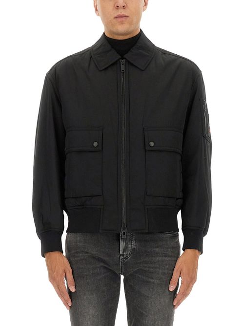 Bomber Jacket With Removable Lining