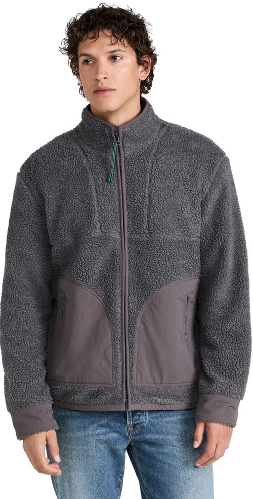 Sherpa Patch Pocket Jacket Charcoal