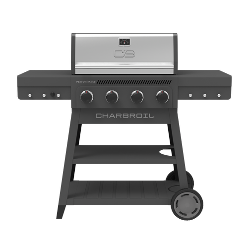 Performance Series™ FlavorMax™ 4 Burner Cart Gas Grill Gray Stainle