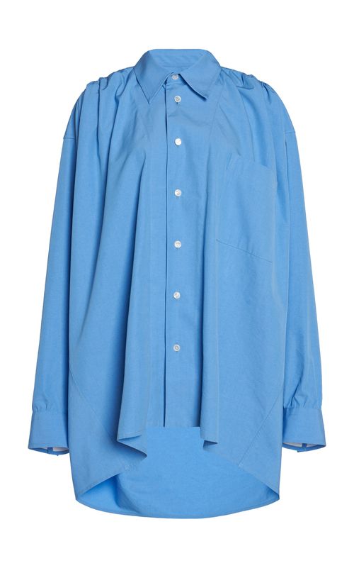 Oversized Cotton-Blend Shirt