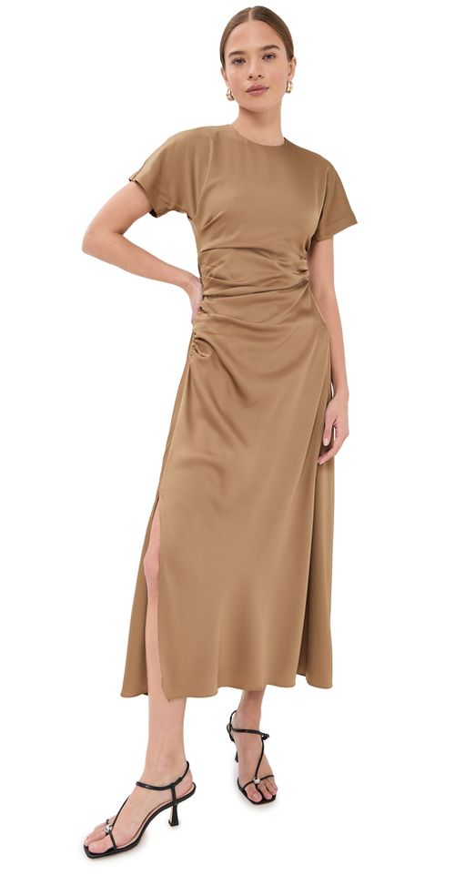 Marabella Draped Dress Chai