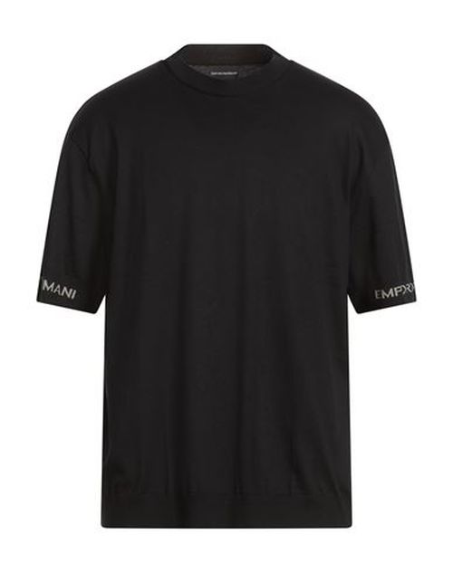 Man Sweater Black Size S Cotton