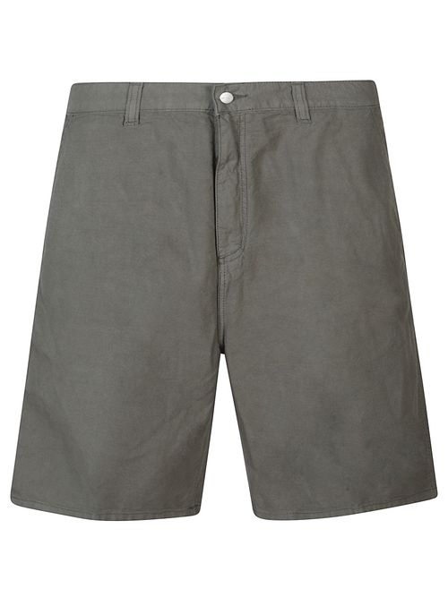 Grey Solid Shorts