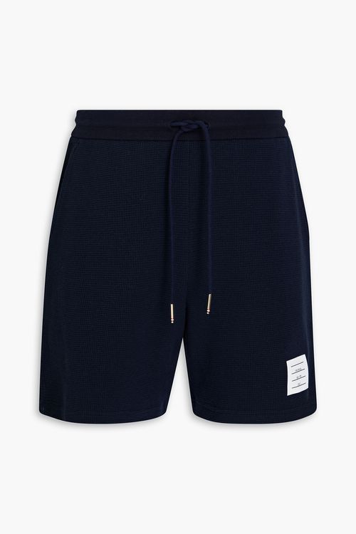 톰브라운 Waffle-knit cotton drawstring shorts 3074457345646266490