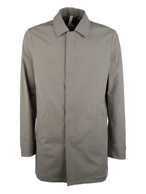 Duno 남성 Malbec Torano single-breasted trench coat - Grey MALBECTORANO