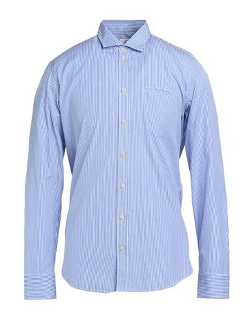 Man Shirt Light blue Size 16 Cotton
