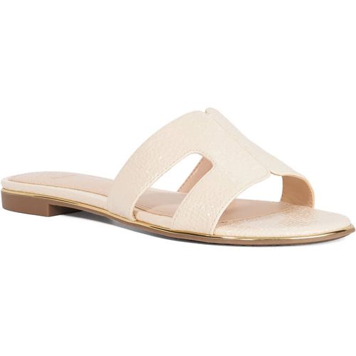 Dune London Womens Ladies Ludlows - Flat Boucle Sandals - Beige