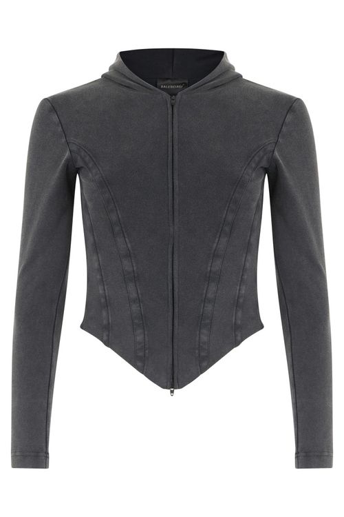 Dark Grey Slim Hoodie