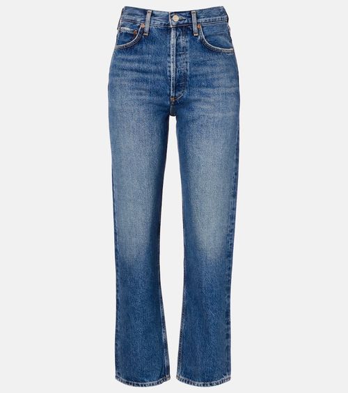 ‘90s mid-rise straight jeans