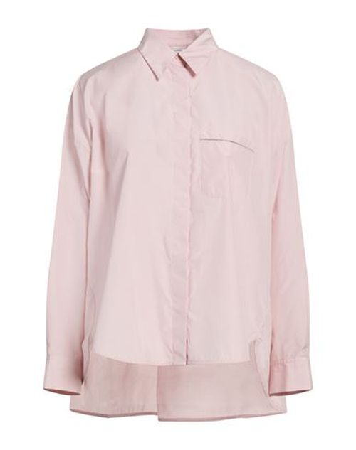 Woman Shirt Pink Size 6 Cotton, Polyester