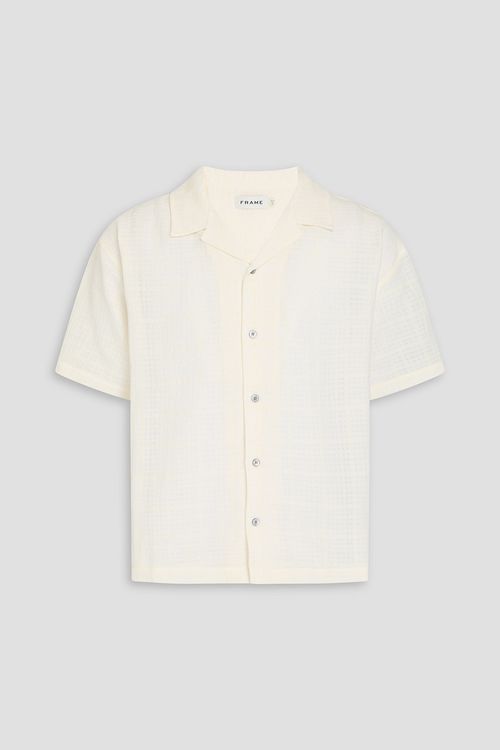 FRAME - Cotton-gauze shirt - White - S