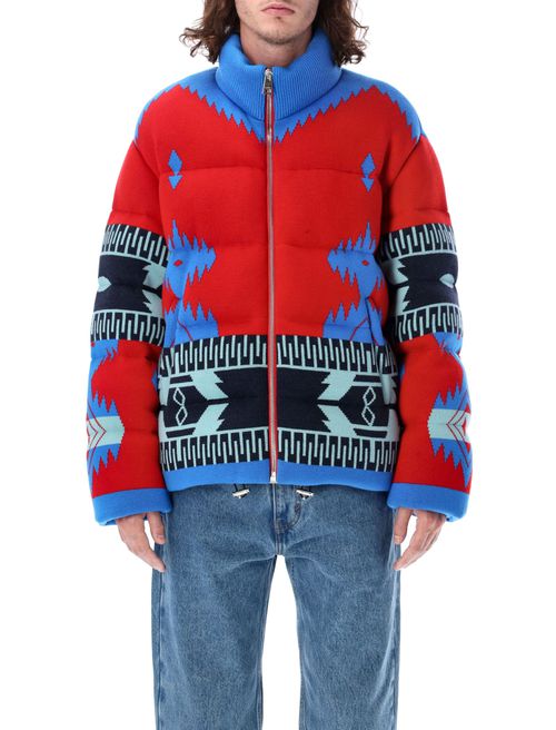Icon Jacquard Puffer Jacket