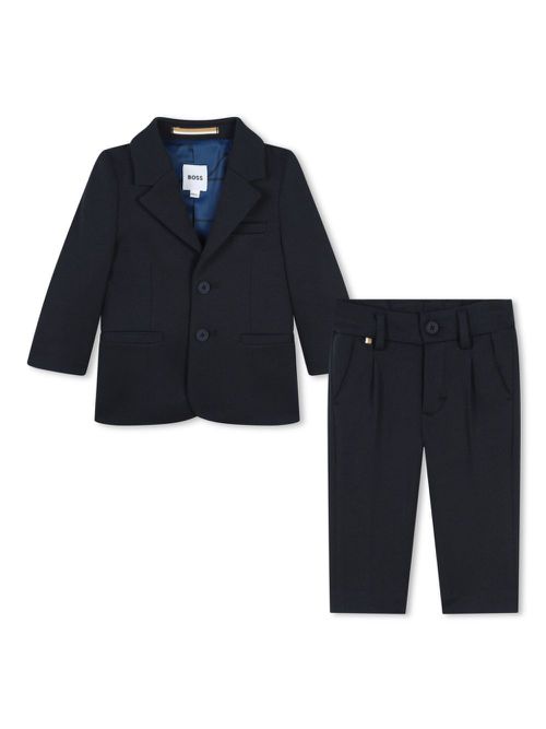 Buttoned suit set - Blue