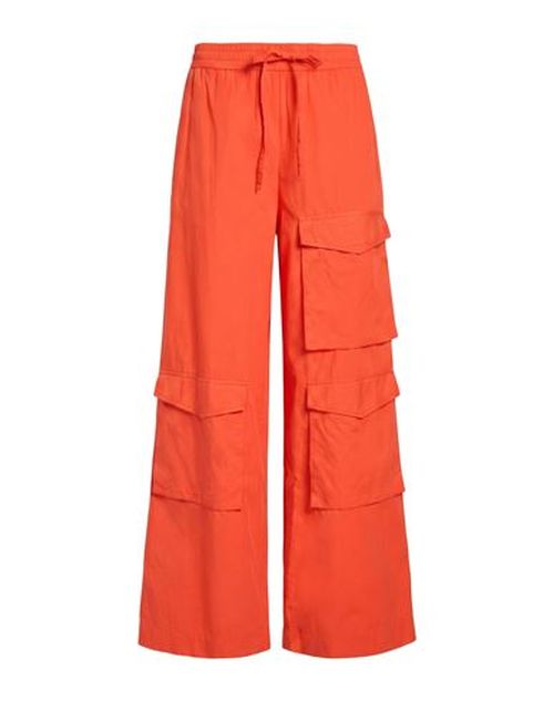 Woman Pants Orange Size 6 Cotton