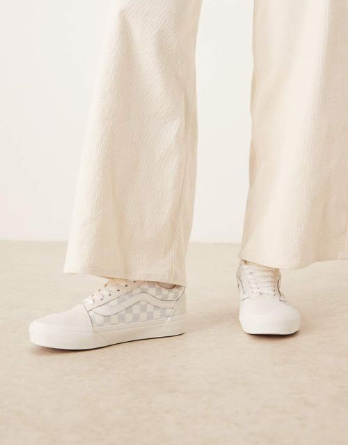 Old Skool trainers in grey and white checkerboard