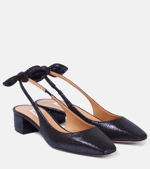 Very Bow 35 slingback pumps