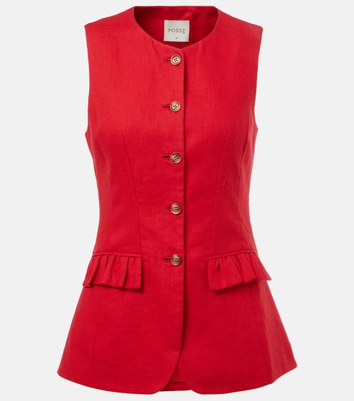 Matilda linen vest